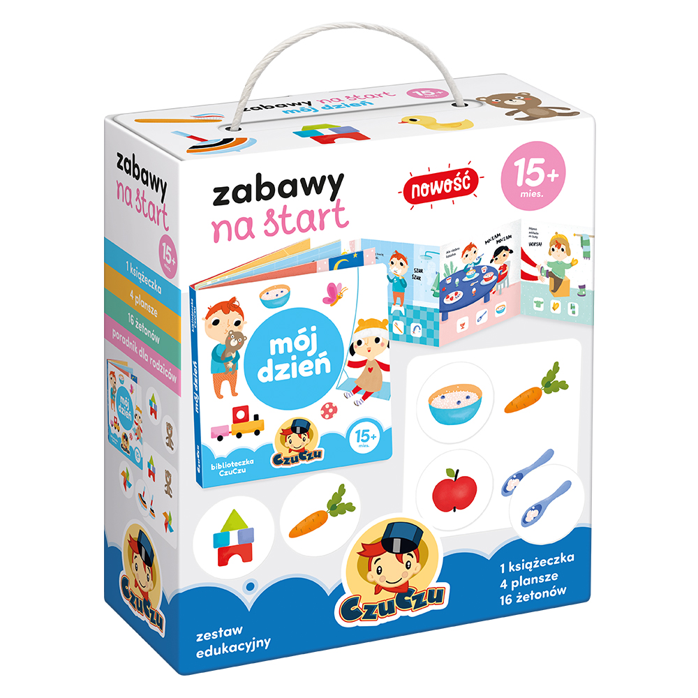 Zabawy na start - mój dzień (15m+)