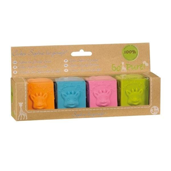 Vulli Kostki Kauczukowe Żyrafa Sophie 12m+ 6el