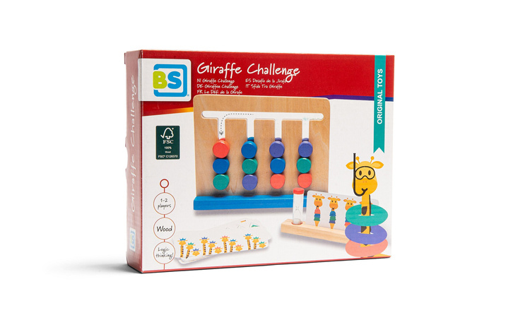 Bs Toys Gra Logiczna Wyzwanie Żyrafy 3+