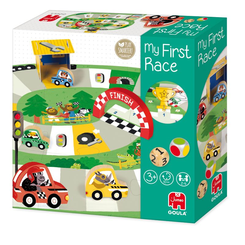 Goula Mój Pierwszy Wyścig Gra planszowa 2+