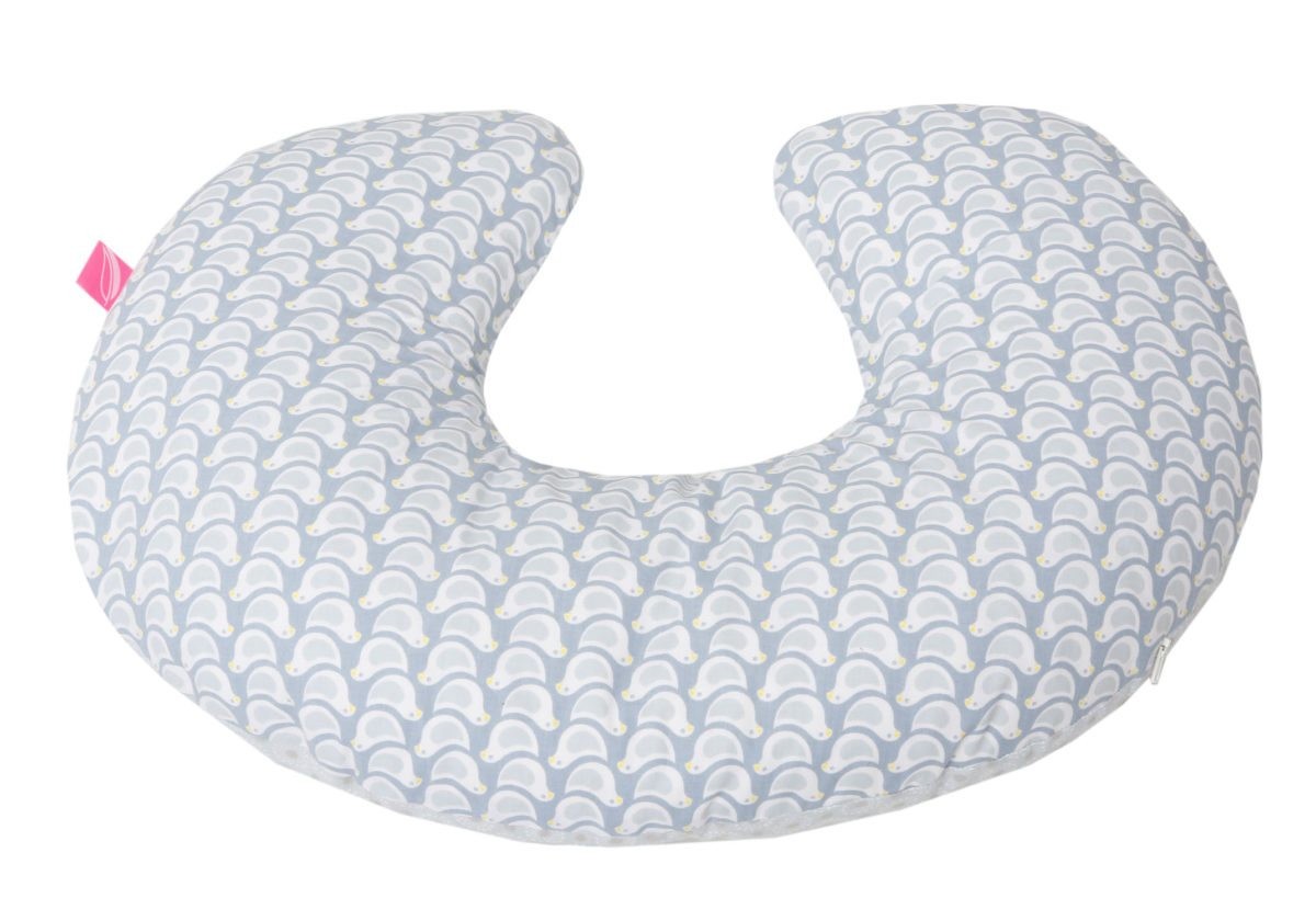 Motherhood Poduszka Fasolka Orkiszowa Niebieskie Ptaszki