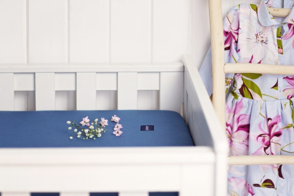 Poofi Prześcieradło Organic Denim 70x140 cm