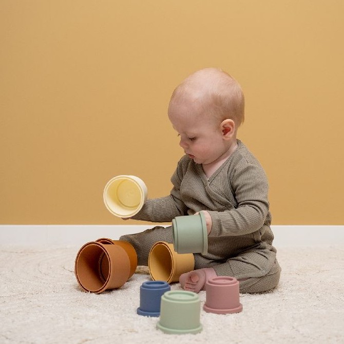 Little Dutch Kubeczki Vintage Stackable Cups 6+m
