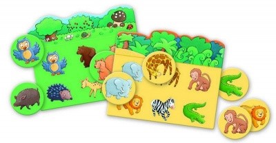 Djeco Lotto Zwierzęta Gra Edukacyjna 3+