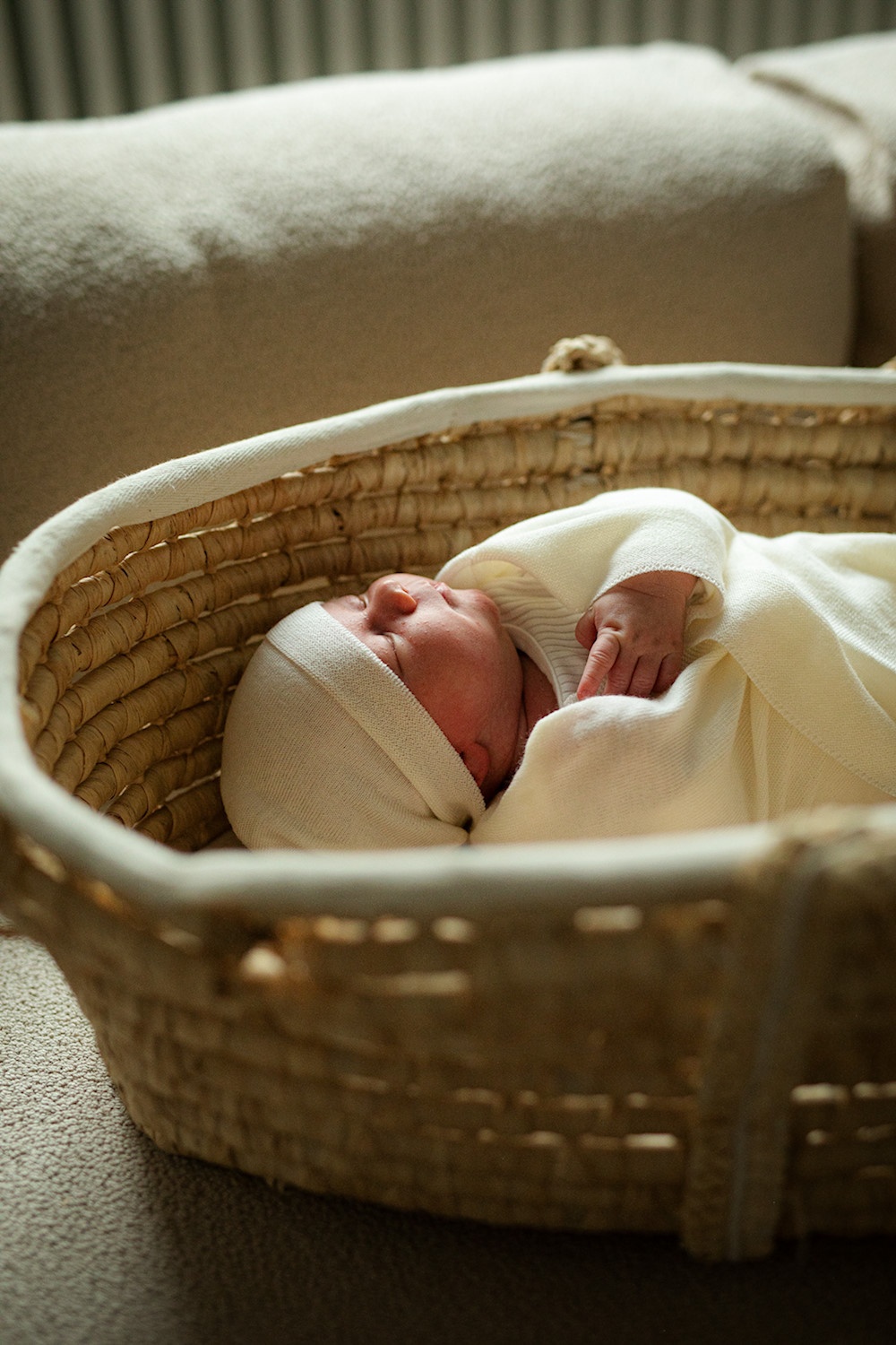 YARNAMI Zestaw Merino Cozy Kocyk i Czapeczka