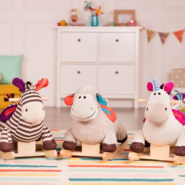 B.toys, Rodeo Rocker Spotty – pluszowy KOŃ na biegunach