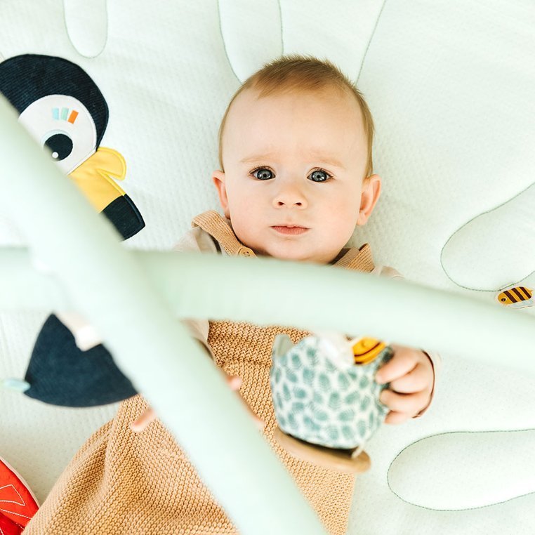 Lilliputiens Mata Edukacyjna Dżungla 0m+ z Pałąkami