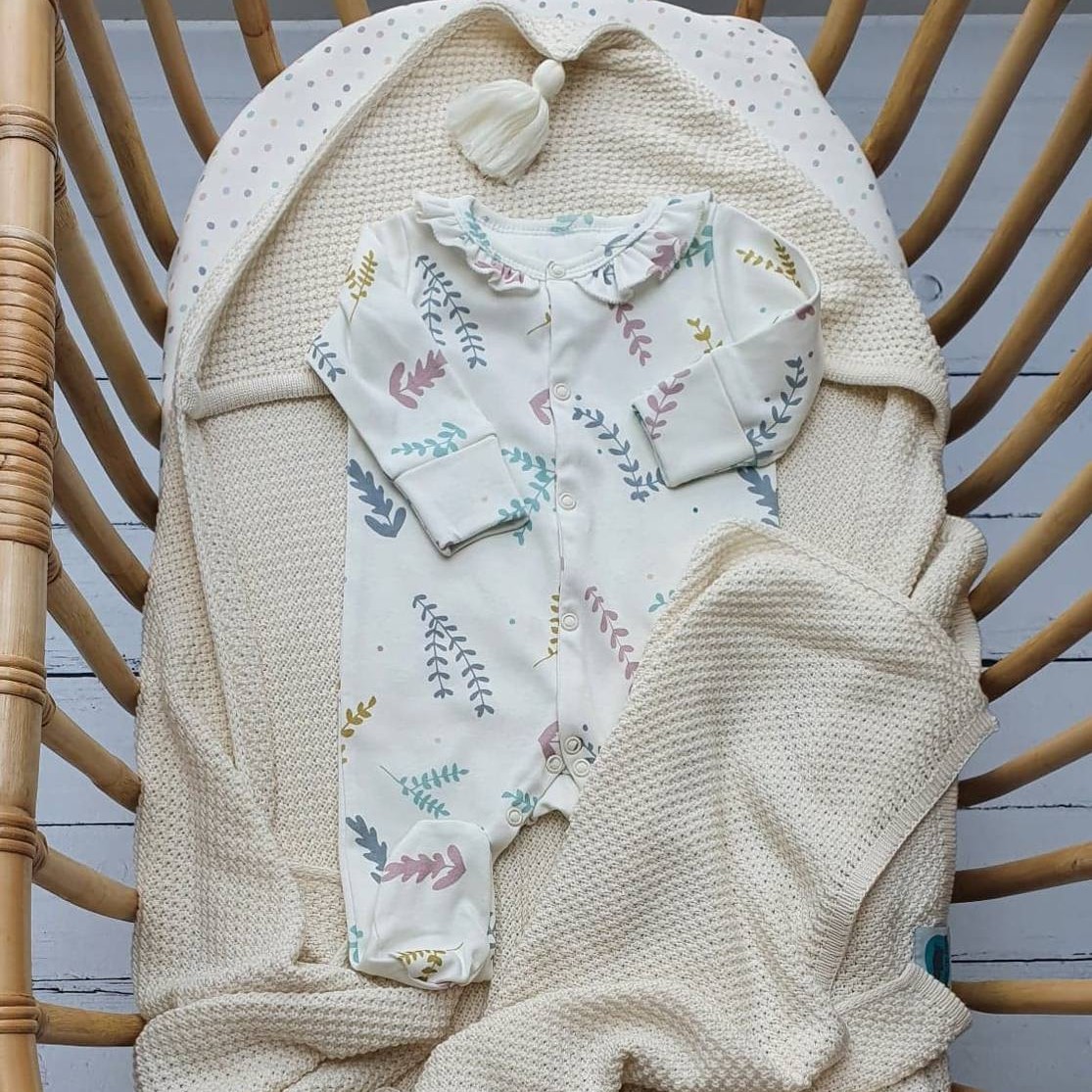 Pink No More Kocyk Bambusowy z Kapturkiem Cream 0+