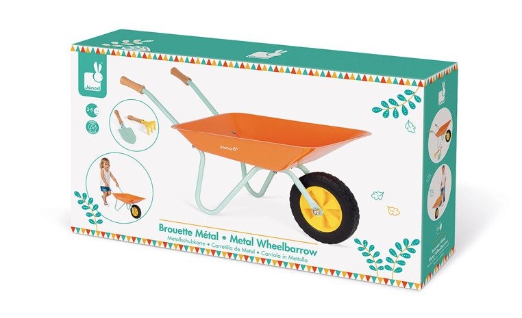 Janod Taczka Ogrodnika z Narzędziami 18m+