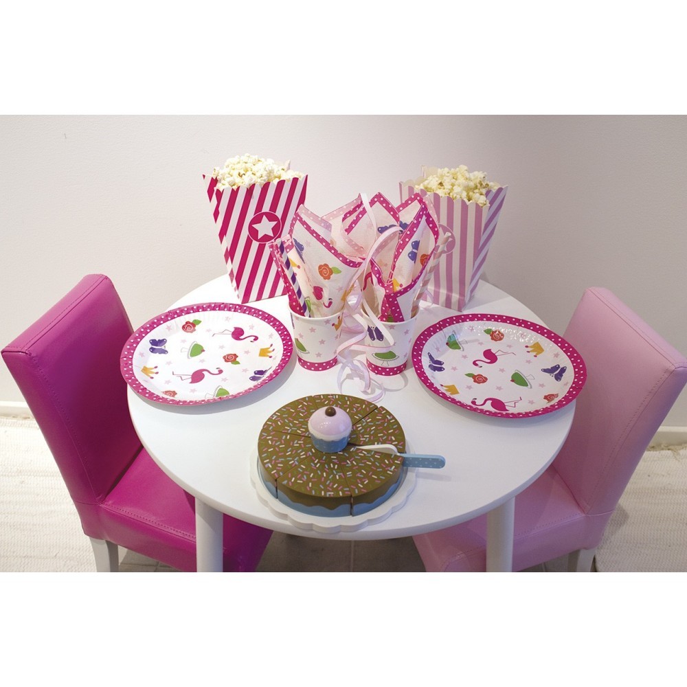 JaBaDaBaDo Kubeczki urodzinowe flaming 12 szt. 3+