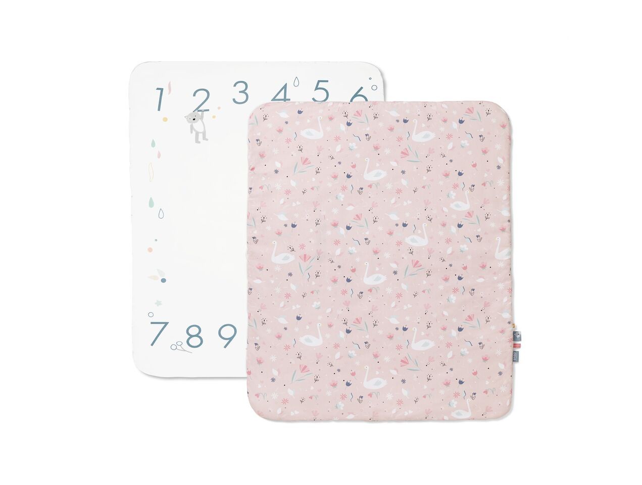 Snap the moment, Foto-kołderka blush swan