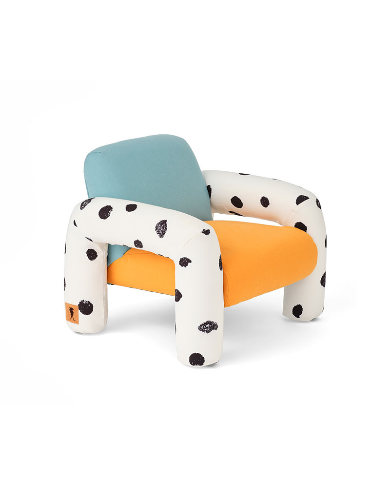 Kid's Concept Fotel Dziecięcy PIPPI Kolorowy 