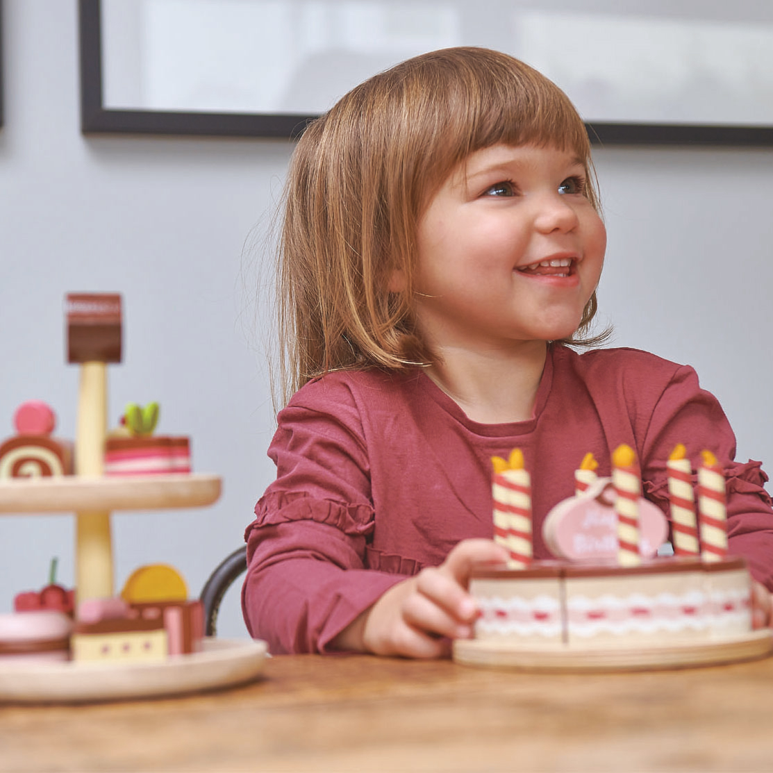 Tender Leaf Toys Tort Urodzinowy Czekoladowy 3+