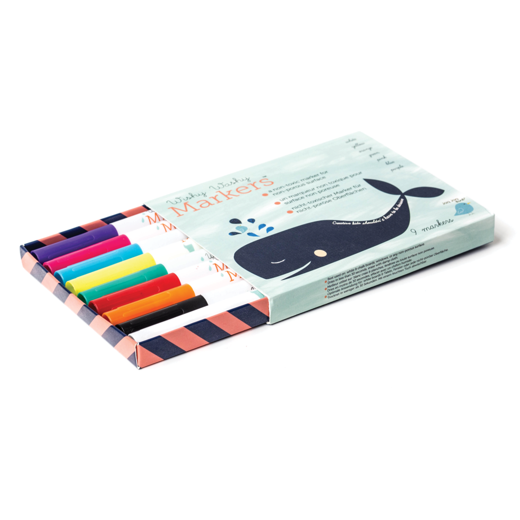 Jaq Jaq Bird Markery Zmywalne 9 szt. 3+