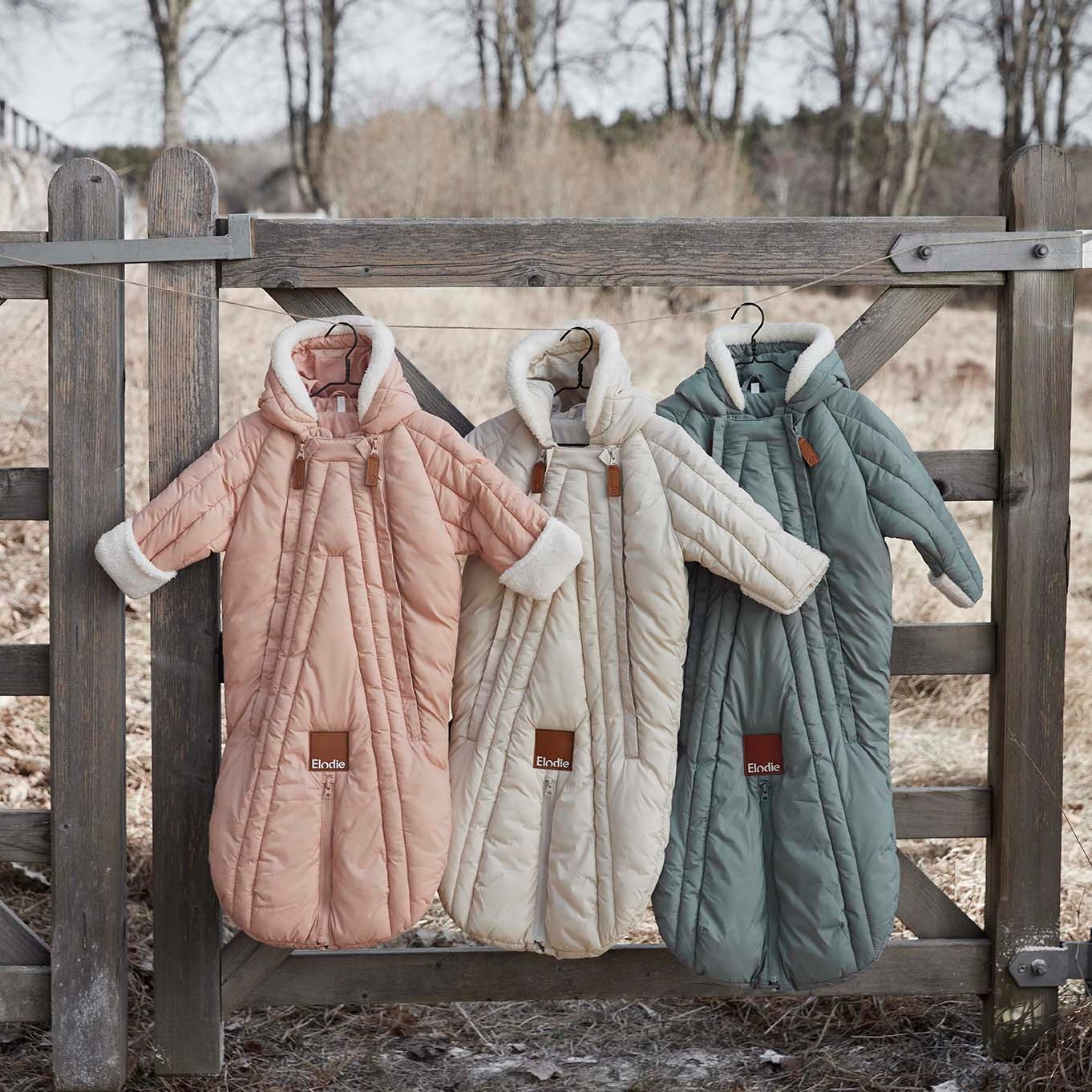 Elodie Details Kombinezon Pebble Green 0-6m