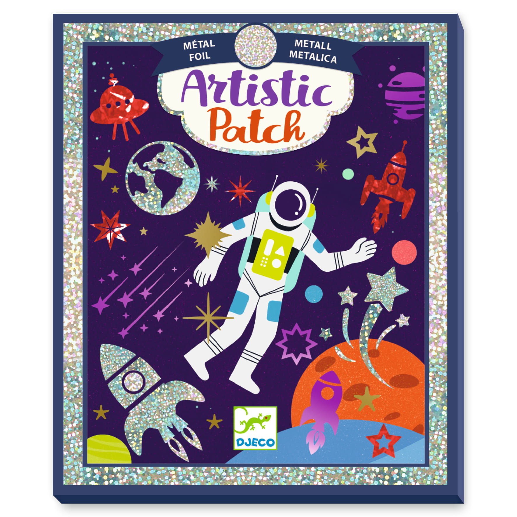 Djeco, Zestaw Artystyczne Łatki - Kosmos