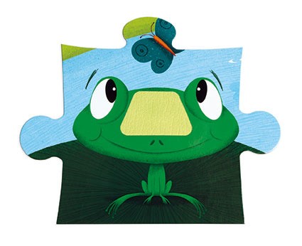 Janod Puzzle Sensoryczne Farma 20el 3+