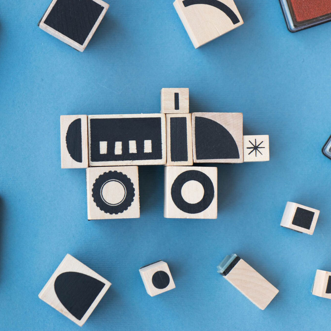 Londji Stempelki BAM! Pojazdy 3+