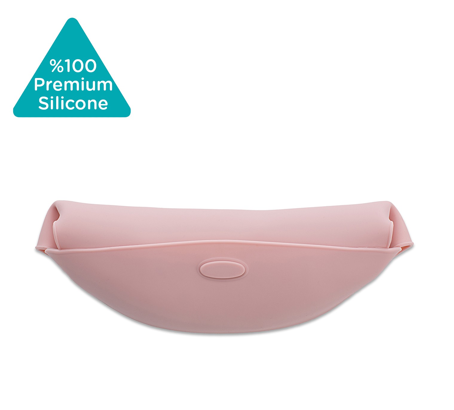 Minikoioi, Śliniak silikonowy z kieszonką różowy