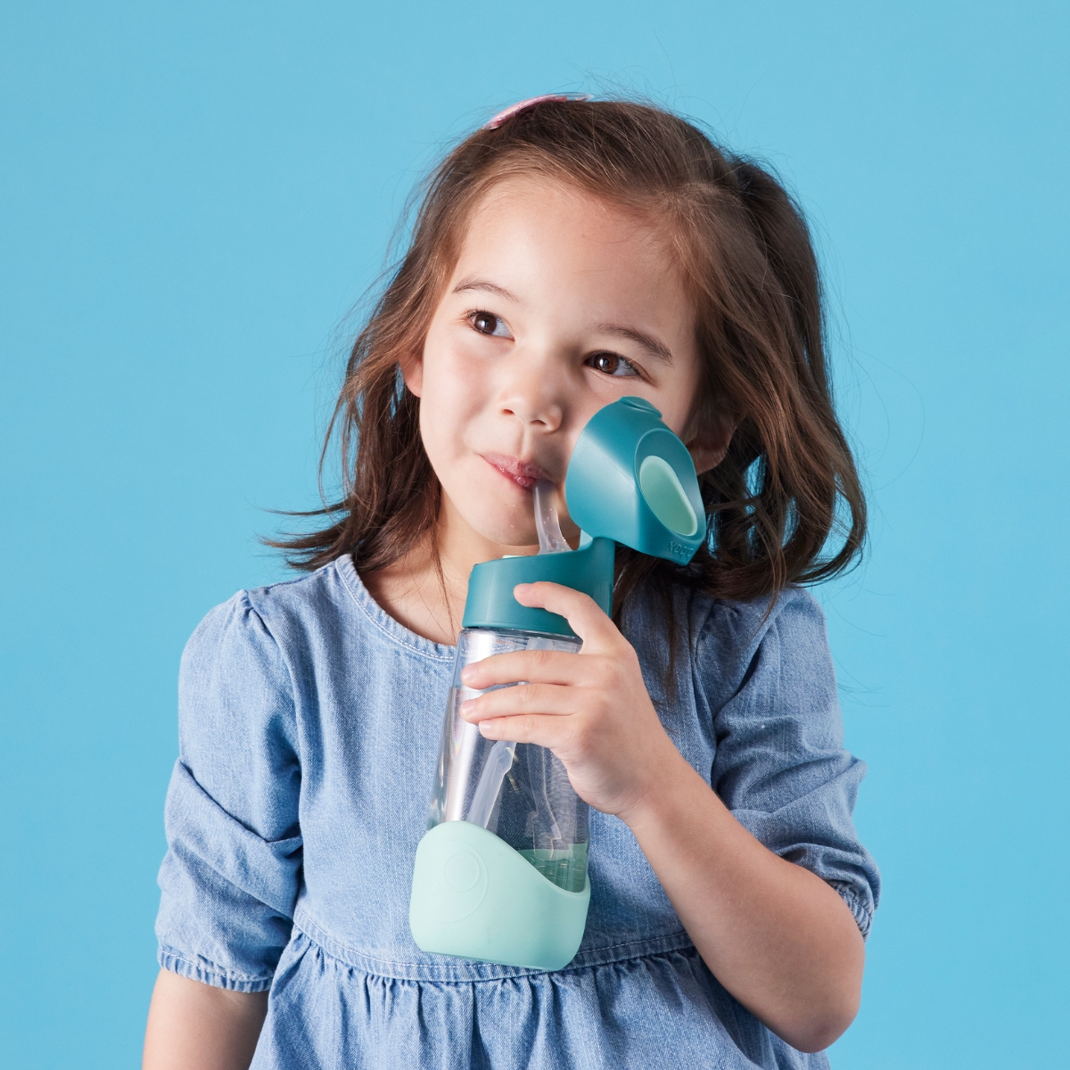 B.Box Zestaw Mini Lunchbox + Butelka Tritanowa ze słomką 450ml Spearmint 3+