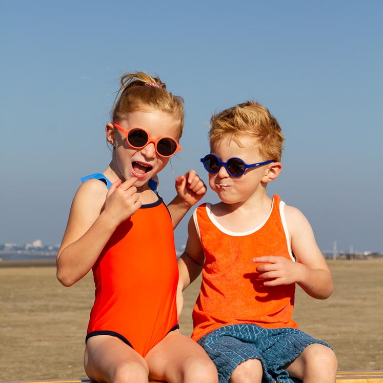 Ki ET LA, Okulary przeciwsłoneczne Rozz 1-2 Fluo Orange