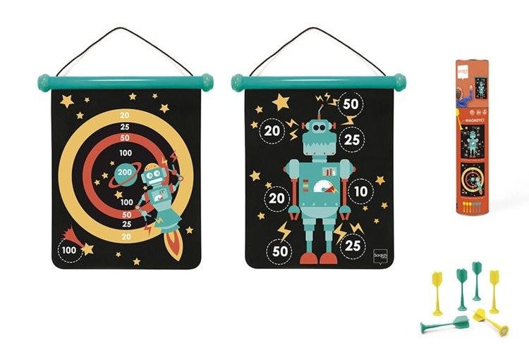 Scratch Rzutki magnetyczne Robot M 5+