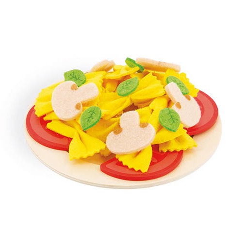 Janod Filcowy zestaw makaronów do gotowania 58el 3+