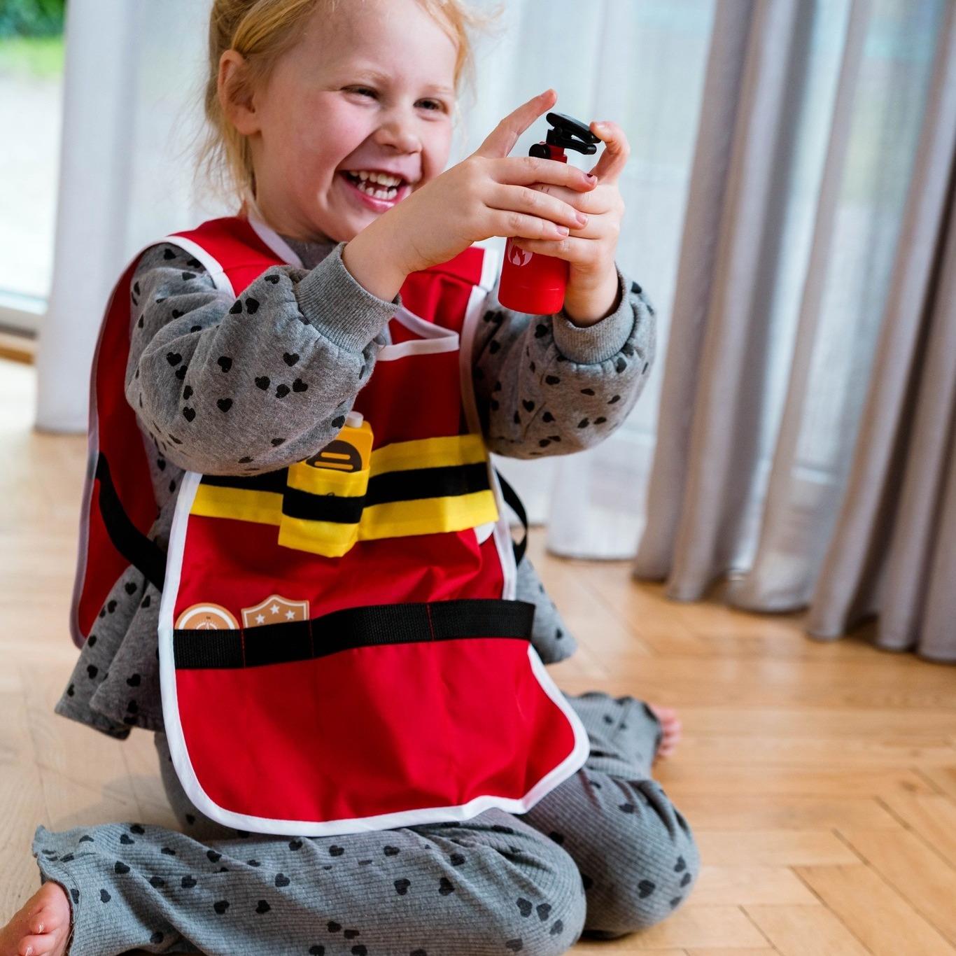 Dantoy Zestaw Mały Strażak Drewniany 10el 3+