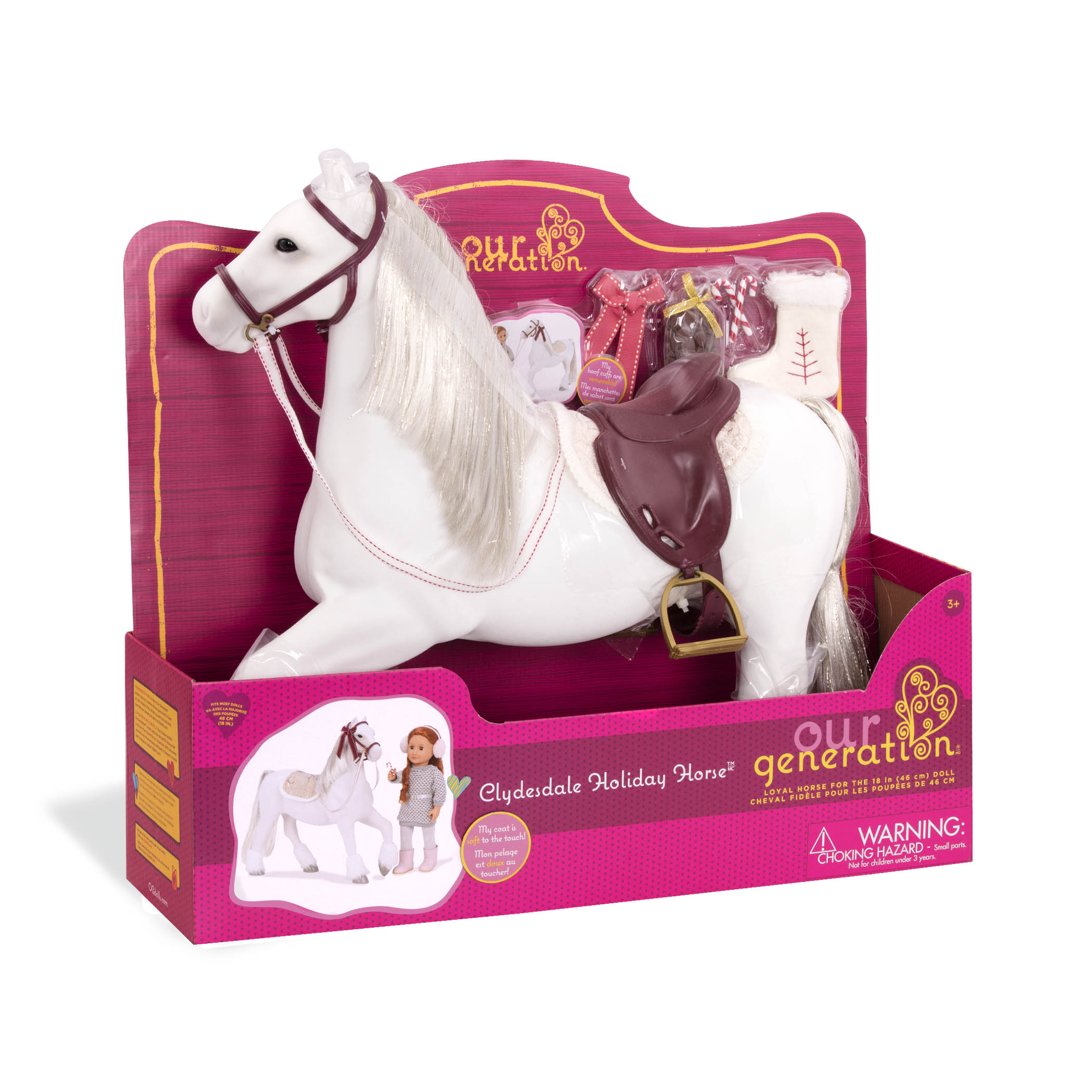 Our Generation Koń Clydesdale Świąteczny 46cm