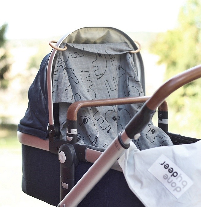 Done by Deer Pieluszka Contour 2 szt. Grey 0+