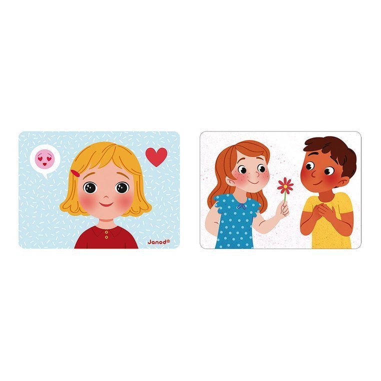 Janod Magnetyczna Układanka Emocje 3+