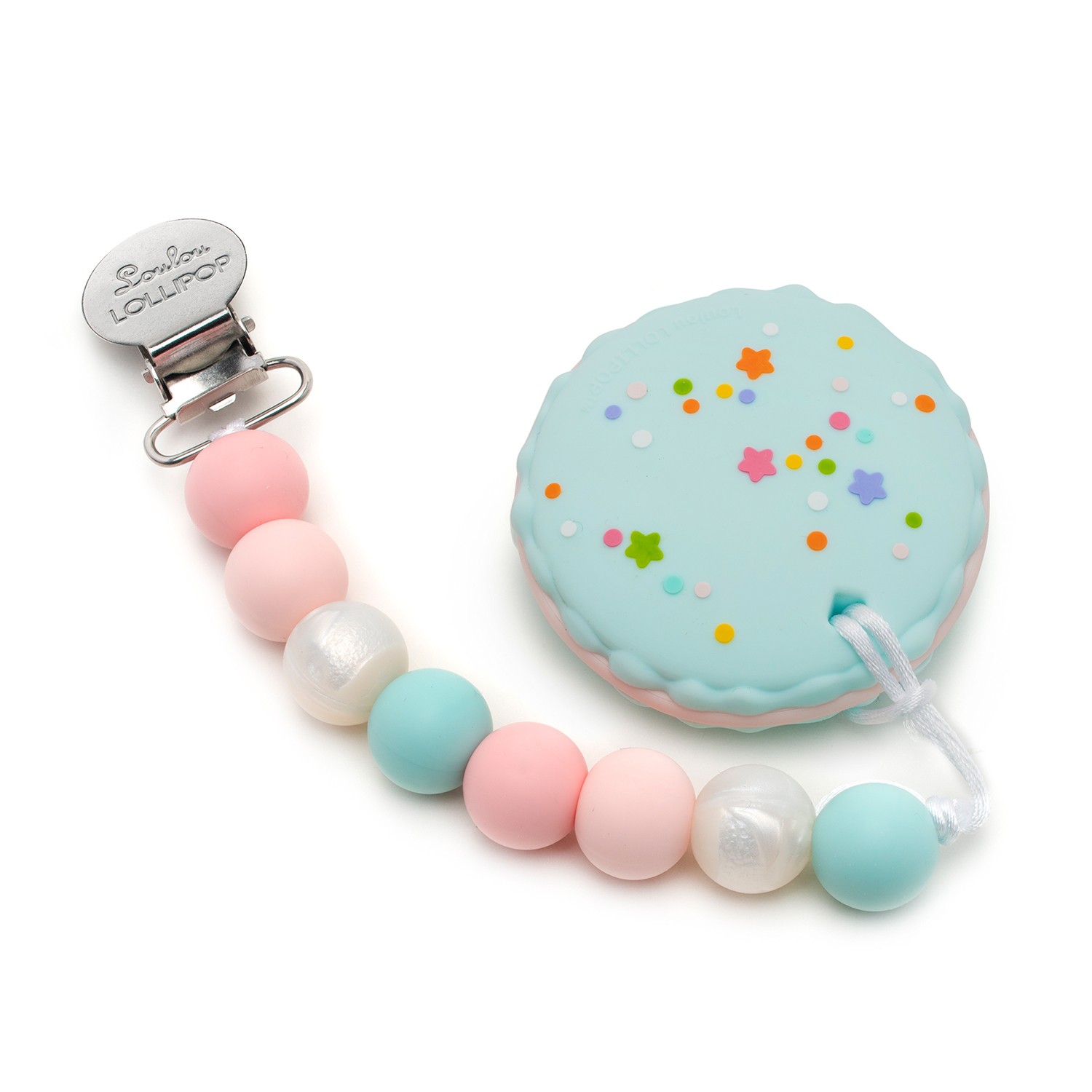 LouLou Lollipop Gryzak Silikonowy Macaron 0+
