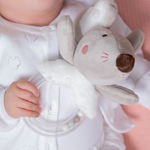 Tiamo Grzechotka Myszka Baletnica Szara od urodzenia