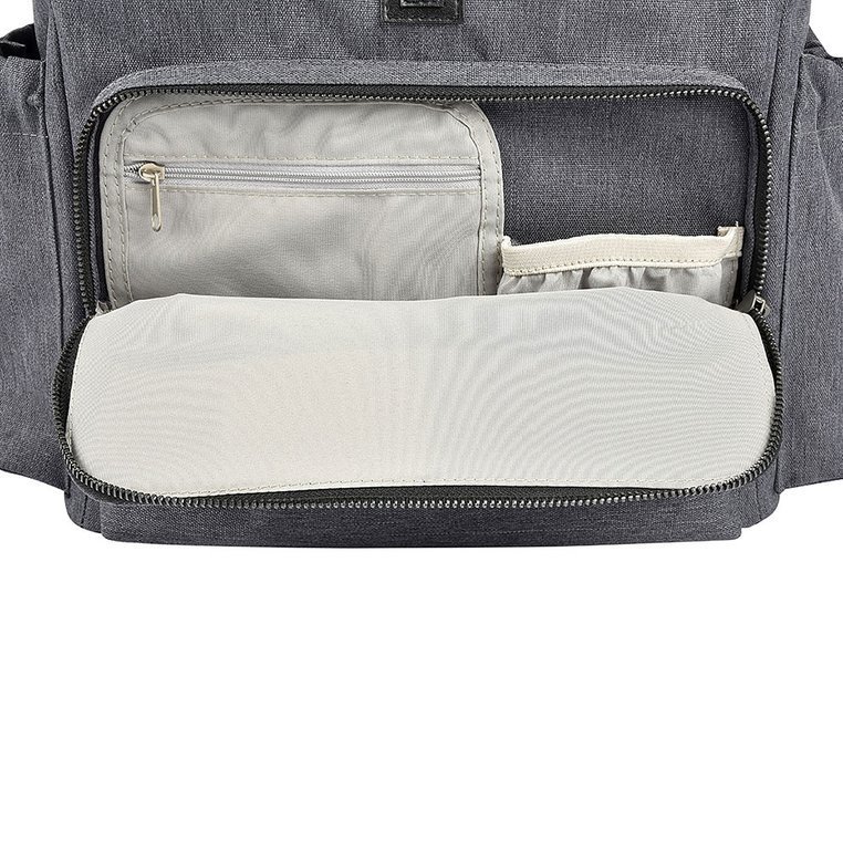 Beaba Plecak dla mamy Vancouver dark grey - pojemny, funkcjonalny