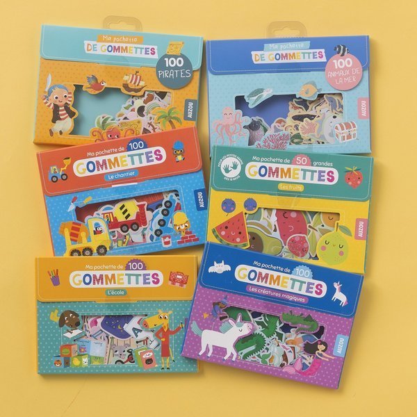 Auzou Naklejki Postacie z Bajek 100 szt. 3+