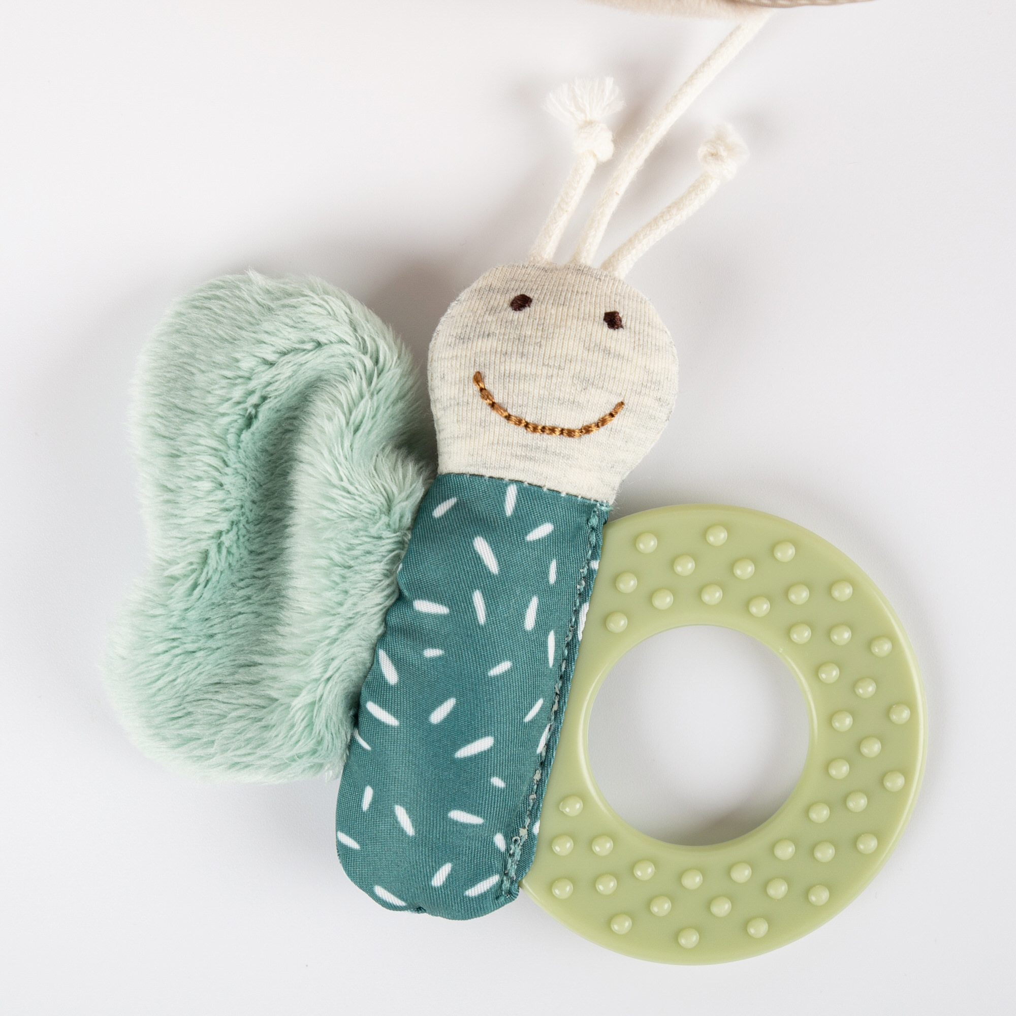 Zabawka rozwojowa Spirala Motyle – grzechotka, lusterko i gryzak 45 cm – sigikid