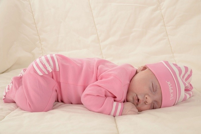 Czapka Niemowlęca Sached Pink Stripe 0-3m