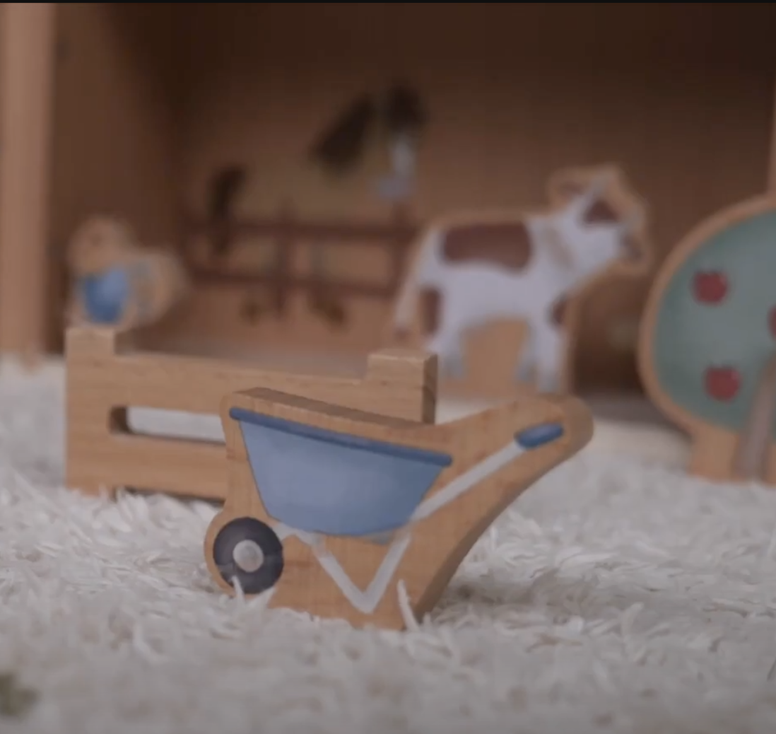 Little Dutch Domek Stodoła Little Farm z figurkami 2+