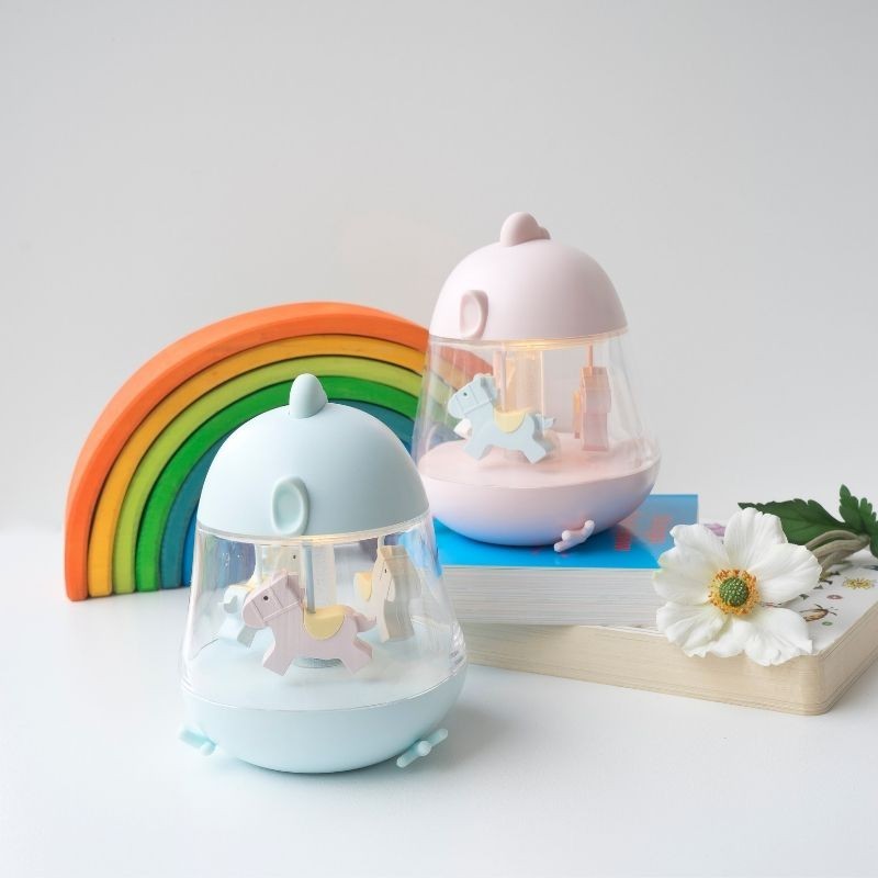 Rabbit&Friends Lampka z pozytywką kurczak niebieska 0+