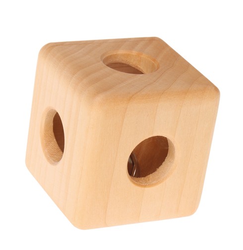 Grimm's Grzechotka kostka drewniana 0+ cm | Fabryka Wafelków