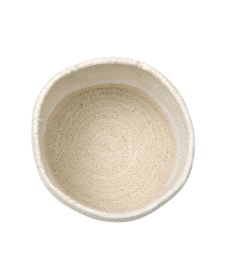 Lorena Canals Kosz Basket Mini Tricolor Ivory 15x15cm