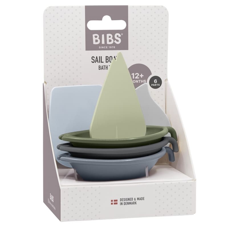 BIBS Łódeczki do kąpieli Blue Mix 3 szt. 12m+