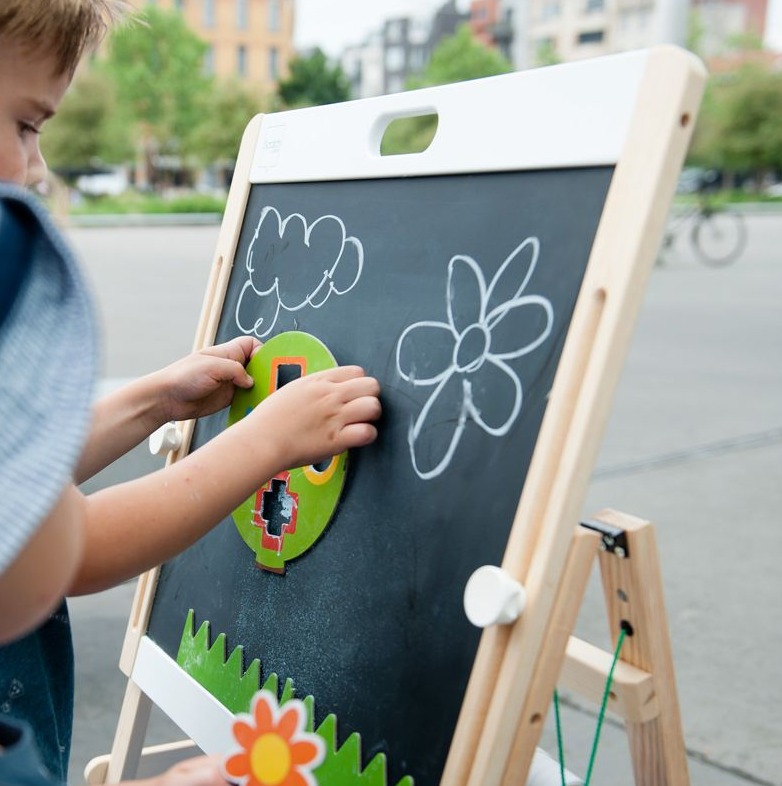 Scratch Tablica Dwustronna Magnetyczna 87-120cm