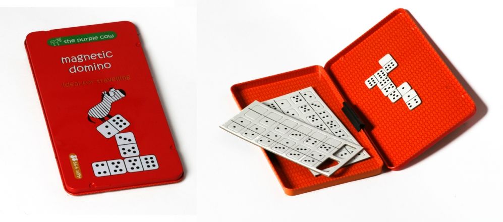 The Purple Cow Gra Magnetyczna Domino 28 el. 5+