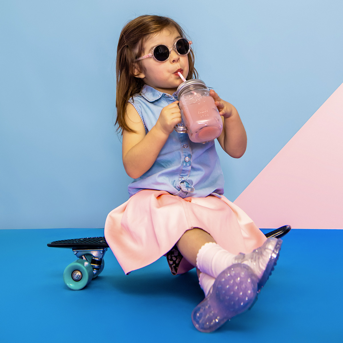 Ki ET LA Okulary przeciwsłoneczne RoZZ Glitter 4-6 lat