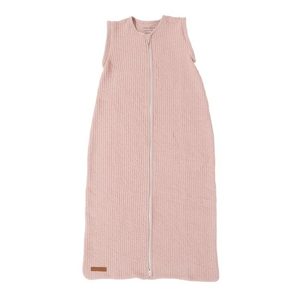 Little Dutch Śpiworek bawełniany Pure pink 110 cm