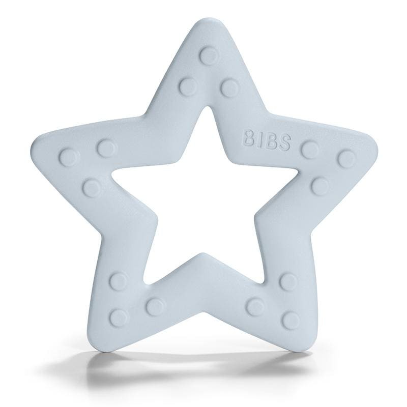 Bibs Baby Bitie Star Gryzak Baby Blue 0+