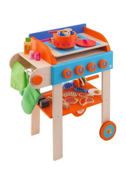 Sevi Grill i Kuchenka 2w1 Drewniany 48el 3+