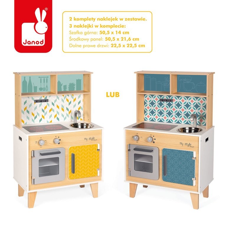 Janod Duża Kuchnia Drewniana My Style 3+
