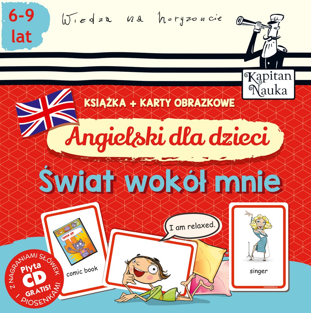 Angielski dla dzieci Świat wokół mnie - Książka + Karty 1-3 kl.